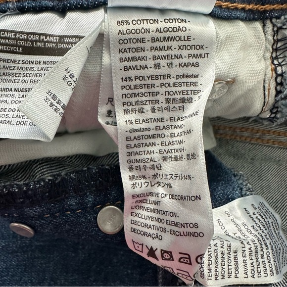 Levi’s Wedgie Straight Jeans Size 24 Women - Picture 7 of 14